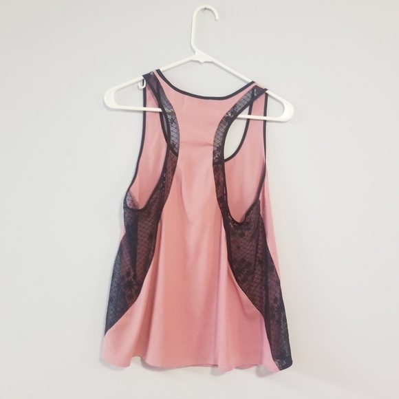 Pink and black lace camisole - Picture 2 of 3
